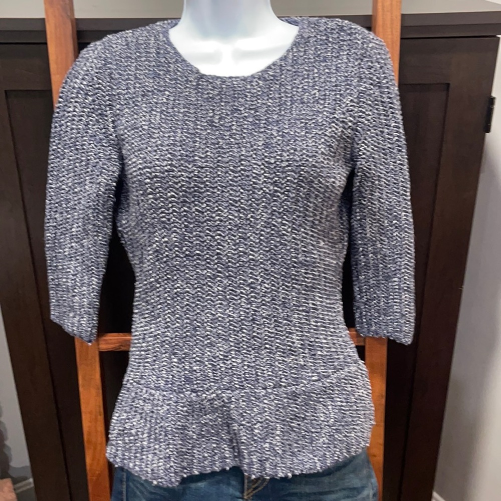 J. Mclaughlin Peplum Sweater - image 1